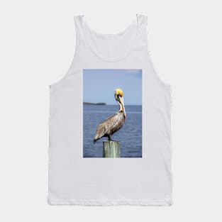 Brown Pelican Tank Top